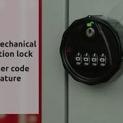 4 Digit Mechanical Combination Lock For Lockers
