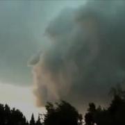 Face Of A Man Seen In Clouds Incredibly Unbelievable