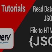 Read Data From JSON File To HTML Table