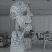 Random Animations Wireframe 3D Animation