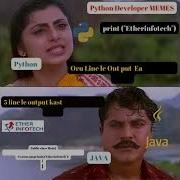 Python Developers MEMES Pythonforbeginners Pythoncourse Etherinfotech Coimbatore