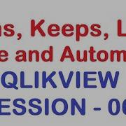 Joins Keeps Load Inline And Automated QlikView Tutorial Session 06