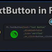 How To Create A TextButton Python Flet Tutorial 2