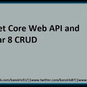 Asp Net Core Web API And Angular 8 CRUD