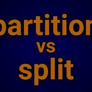 Python Partition Vs Split