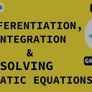 INTEGRATION DIFFERENTIATION AND SOLVING QUADRATIC EQUATIONS IN MATLAB PROGRAMMING GNU Octave