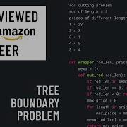 Python Interview With An Amazon Engineer Tree Boundary Problem
