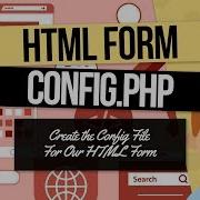 PHP Forms Tutorial Create The Config File