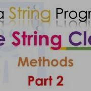 93 Java String Class Methods Part 2