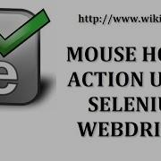 Selenium Tutorials Mouse Hover Action In Selenium WebDriver