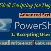 Module9 Lesson 1 Advanced Scripting How To Accept User Input In PowerShell Script