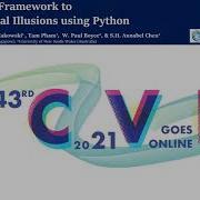 ECVP 2021 A Parametric Framework To Generate Visual Illusions Using Python