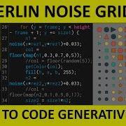 17 Perlin Noise Grid Project In P5 Js How To Code Generative Art