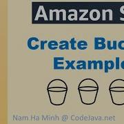 AWS SDK For Java S3 Create Bucket Example