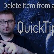 QuickTip 4 Delete Item From Array JavaScript