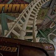 POV Python Front Row At Winter Efteling 2025 4K 30FPS Arrow Dynamics Vekoma Corkscrew
