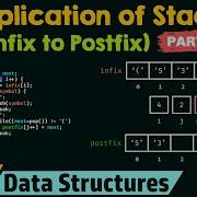 Application Of Stacks Infix To Postfix Part 6