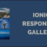 Ionic Image Gallery With Responsive Grid And Pinterest Style