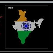 Indian Flag Crafting The Indian Flag In India S Map In Python Turtle National Anthem Map