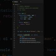 Javascript Class Static Method