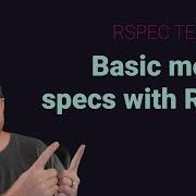 Basic Rspec Ruby On Rails Model Specs