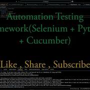 Selenium Python Automation Framework Behave Snoop Secure Login