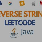 Reverse String Leetcode In Java O 1 Space Solution