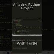 Amazing Python Project With Turtle Pythontutorial Coding