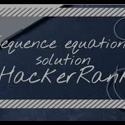 Sequence Equation HackerRank Español