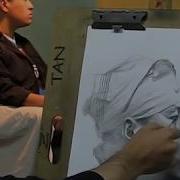 Zimou Tan Art Cross Hatching Drawing Demo From A Live Model