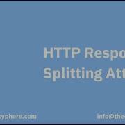 HTTP Response Splitting Attack
