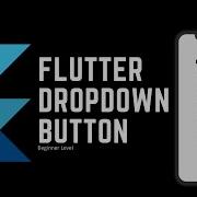 FLUTTER Dropdown Button 2022 Beginner Level