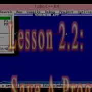 Lesson 2 2 How To Save A Program In C Turbo Cpp Program Saving