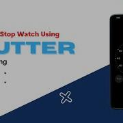 Flutter Stop Watch Speed Coding