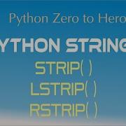 𝕤𝕥𝕣𝕚𝕡 Method Python Strings Python Beginner Tutorials An IT Professional