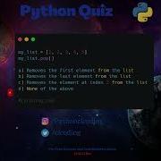 Python Quiz Day 73 What Is The Output Of Following Python Code