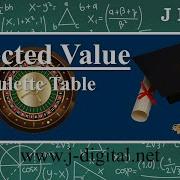 Expected Value Involving Roulette Table