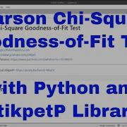 Python Pearson Chi Square Goodness Of Fit Test With StikpetP