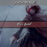 Nightcore Face Down Lyric Video