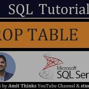How To Drop A Table In SQL SQL Tutorial For Beginners