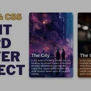 Beautiful Split Card Hover Effect HTML CSS Tutorial
