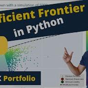 Efficient Frontier In Python P 3