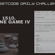Leetcode 1510 Stone Game IV Game Theory DP Leetcode Daily Challenge