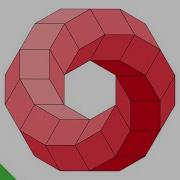 Inkscape Impossible 3D Toroidal Polyhedron