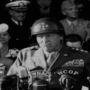 General George S Patton Talks About Excellent Job Done By The Third Army During W HD Stock Footage