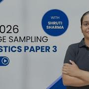 2 Stage Sampling L Sampling L Statistics Paper 3 L ISS 2026