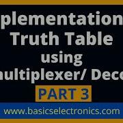 Implementation Of Truth Table Using Demultiplexer Decoder