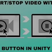 Start Stop A Video With A Button In Unity Video Pause Button