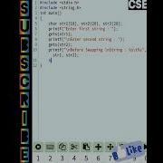 Swapping Of Two Strings Using STRCPY String Function C Program Shorts Coding Programming Code