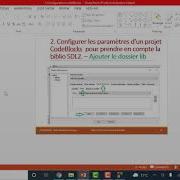 SDL2 Pour Le Langage C CodeBlocks